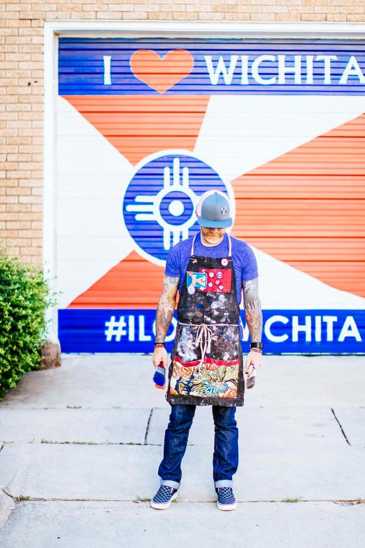 Wichita artist Johnny Freedom says Avenue Art Days helped boost his art career.