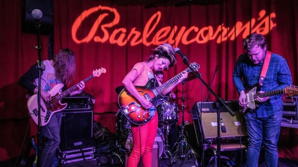 Wichita rocker Jenny Wood and her bandmates.