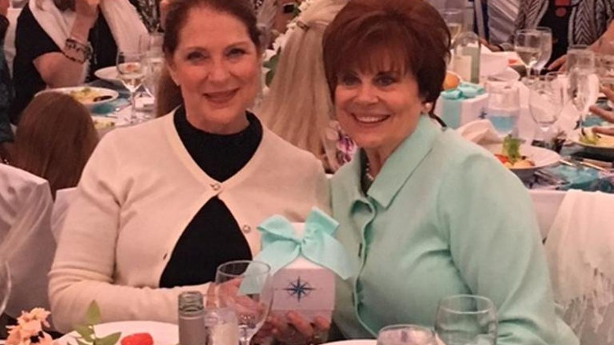 Wichitan Susan Pompeo, left, wife of CIA director Mike Pompeo, and Bonnie Bing attend the First Lady’s Luncheon in Washington, D.C.