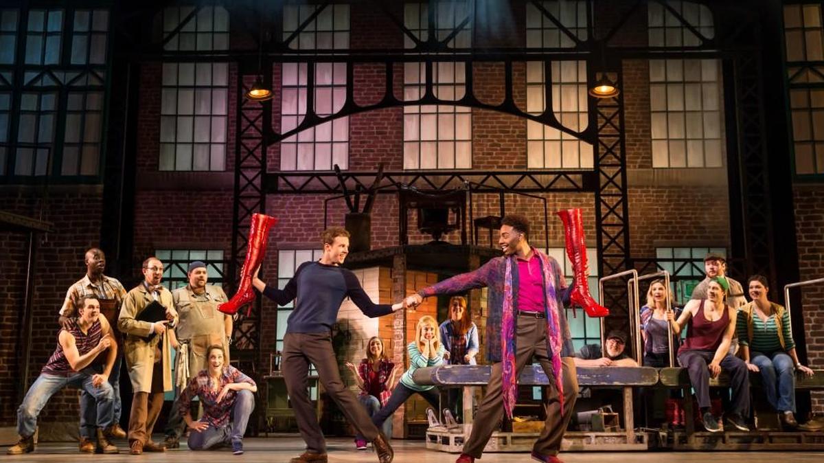 “Kinky Boots” the story of a guy trying to save a failing shoe factory, comes to Century II Jan. 9-11.