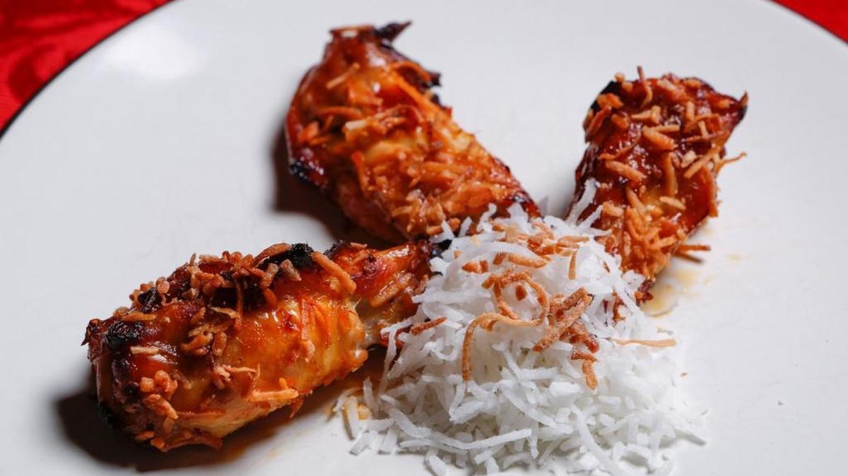 Honey Coconut Chicken Wings