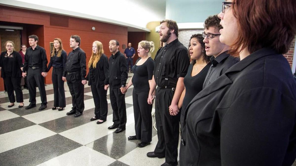 The Wichita State University Madrigals and other school choirs will be performing Christmas music at Eisenhower National Airport this holiday season.
