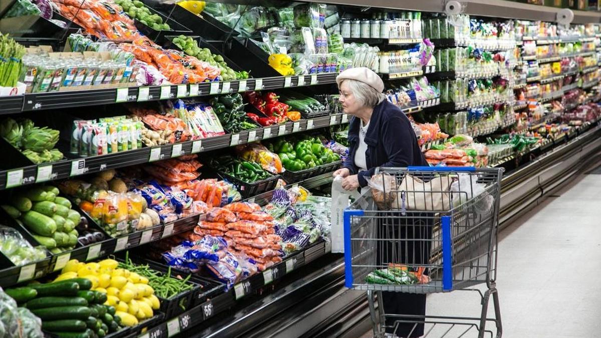 A customer shops at a Wichita Wal-Mart in preparation for the Thanksgiving weekend.
