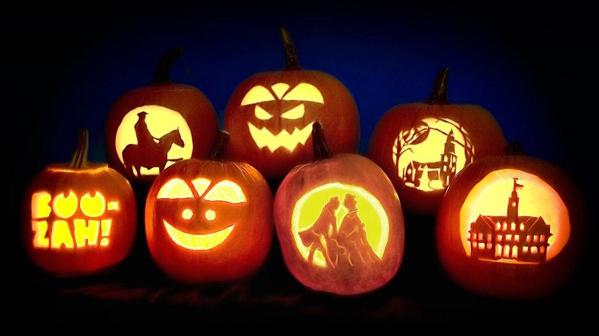 The Great Carving Contest is awarding $10,000 to the jack-o-lantern with the most votes.