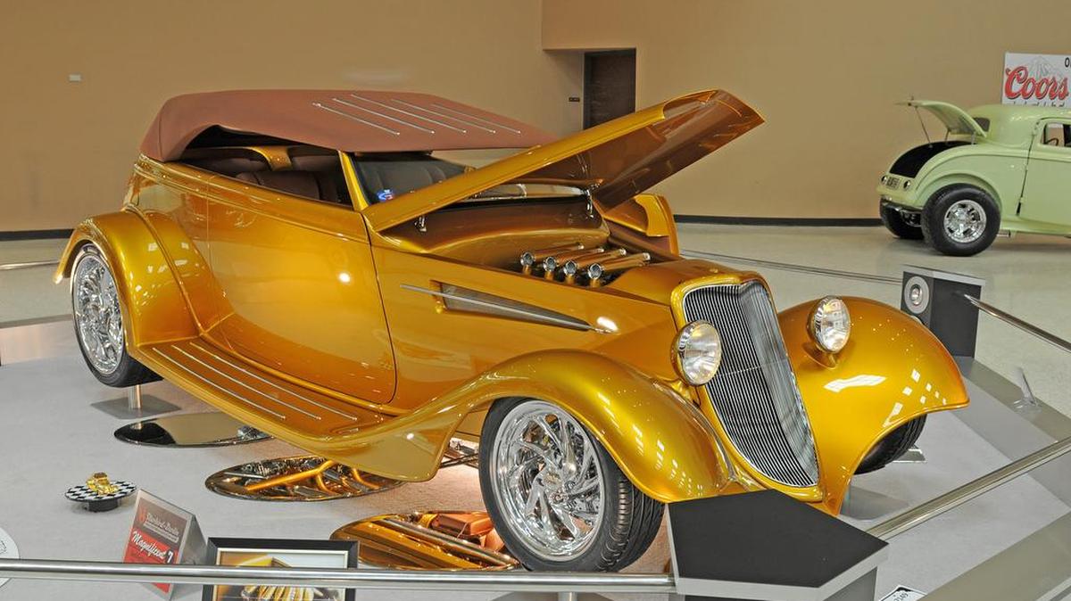 The centerpiece of the Starbird-Devlin Rod & Custom Charities Car Show is the Magnificent 7 competition, a search for the seven most outstanding cars being shown for the first time in Sedgwick County. This car won the 2013 show.