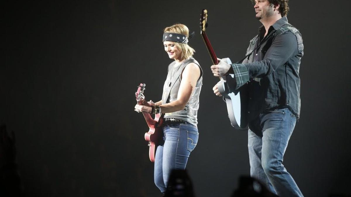 Miranda Lambert performs at Intrust Bank Arena on her “Certified Platinum Tour” in 2015.