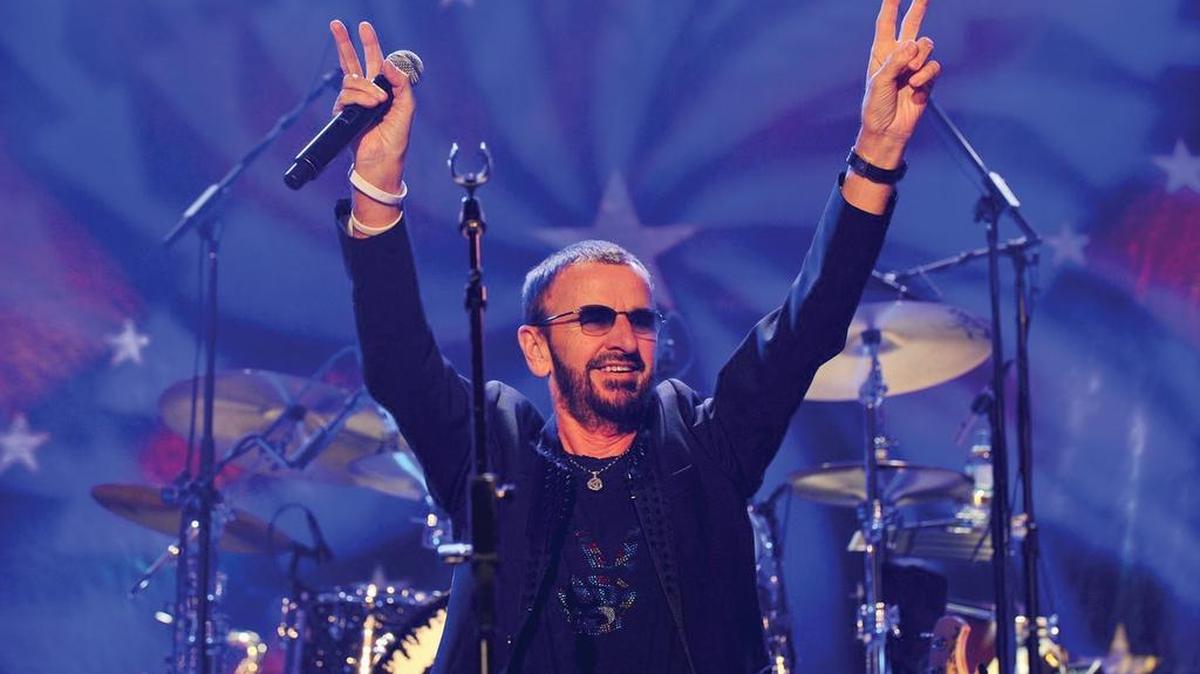 Ringo Starr will perform Sunday at Hartman Arena.