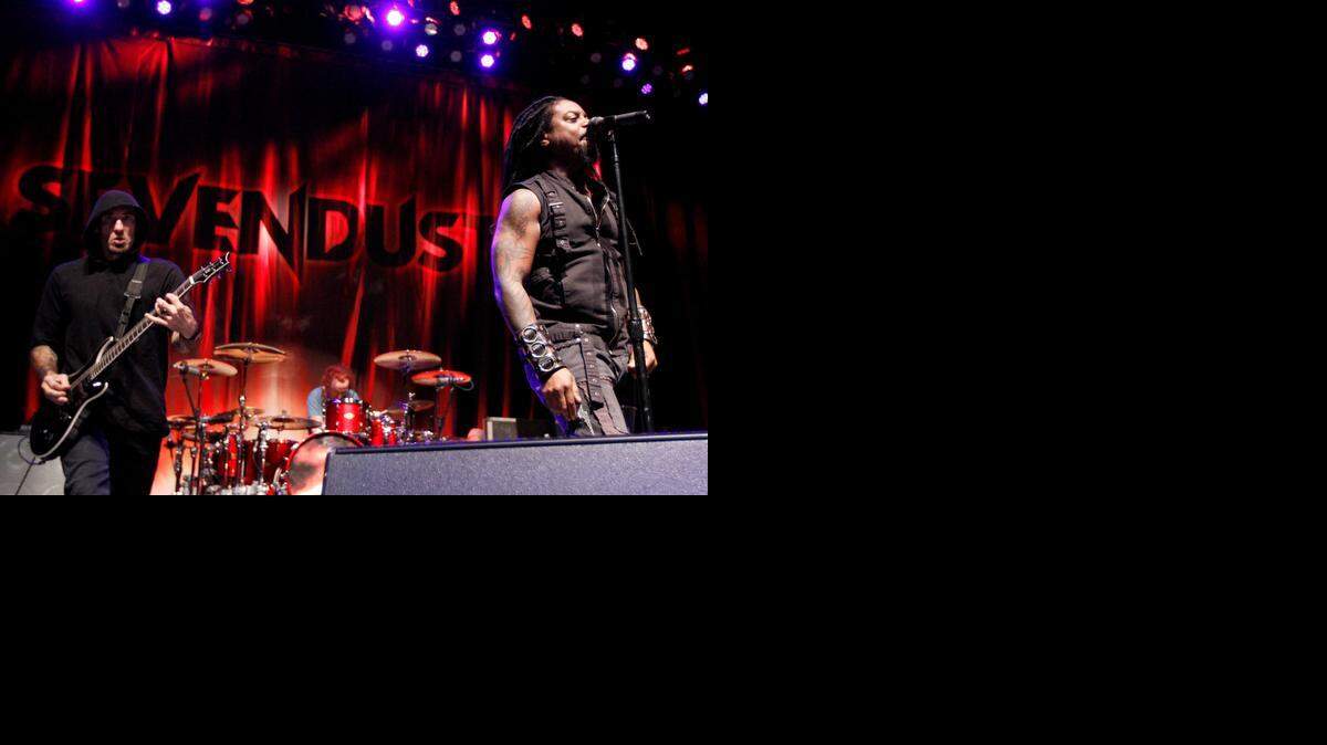 
Hard rock/metal band Sevendust explores a different side of itself on its latest album, the acoustic “Time Travelers and Bonfires.”
