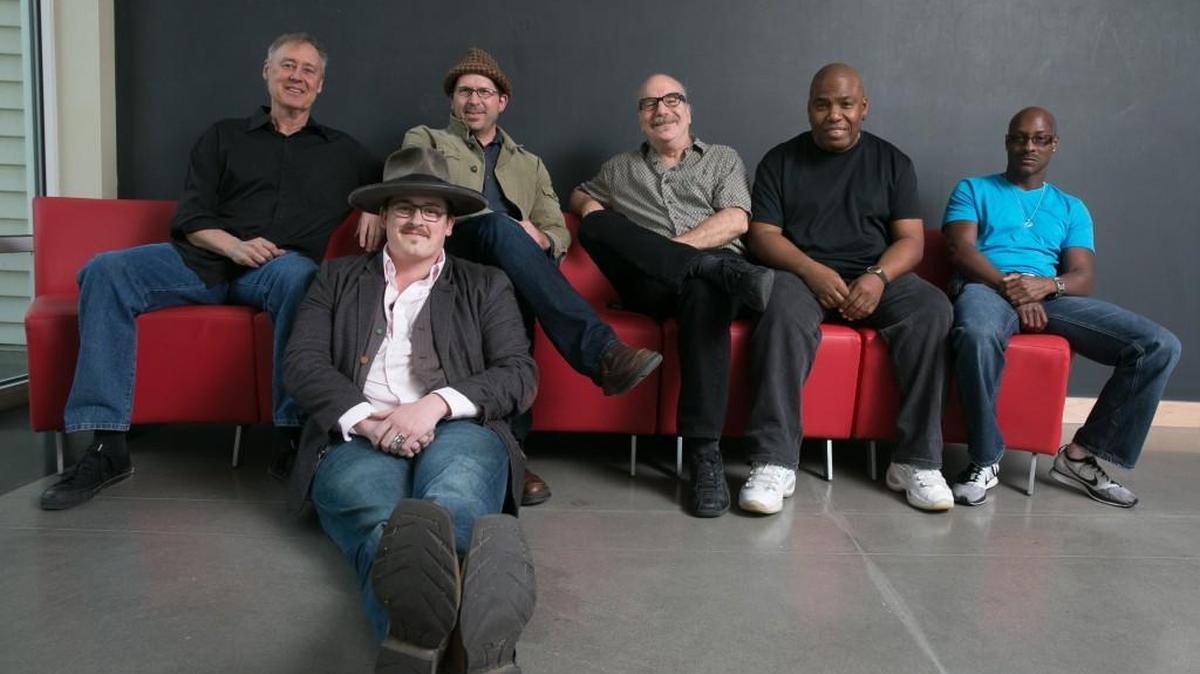 Bruce Hornsby, seated left, and the Noisemakers will perform in Wichita on May 17.