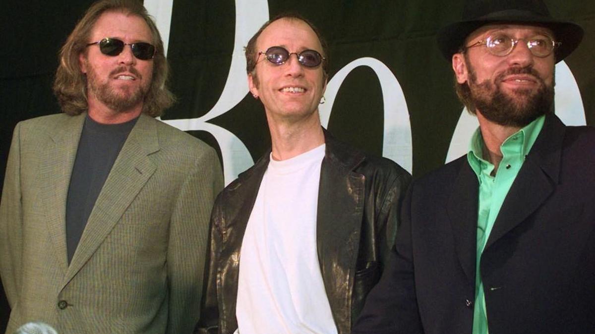 The Recording Academy and CBS will pay tribute to the Bee Gees. Shown here are brothers Barry, Robin and Maurice Gibb, left to right, of the pop group.
