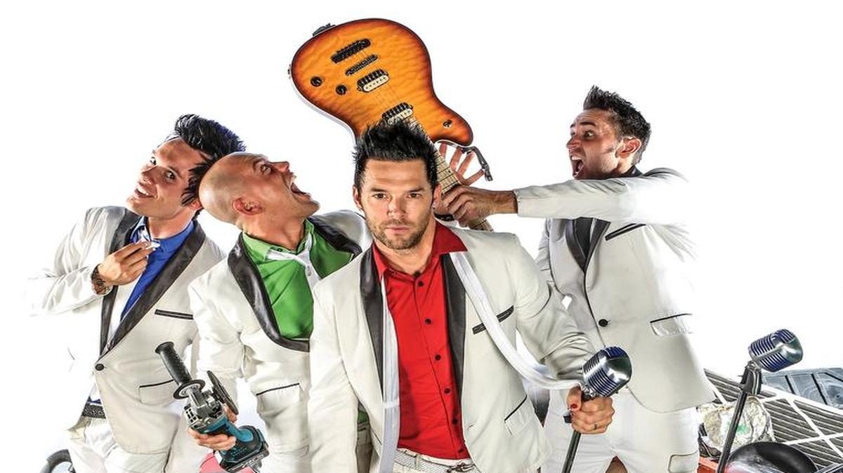
Recycled Percussion became a national phenomenon during several hit performances on NBC’s “America’s Got Talent” in 2009.

