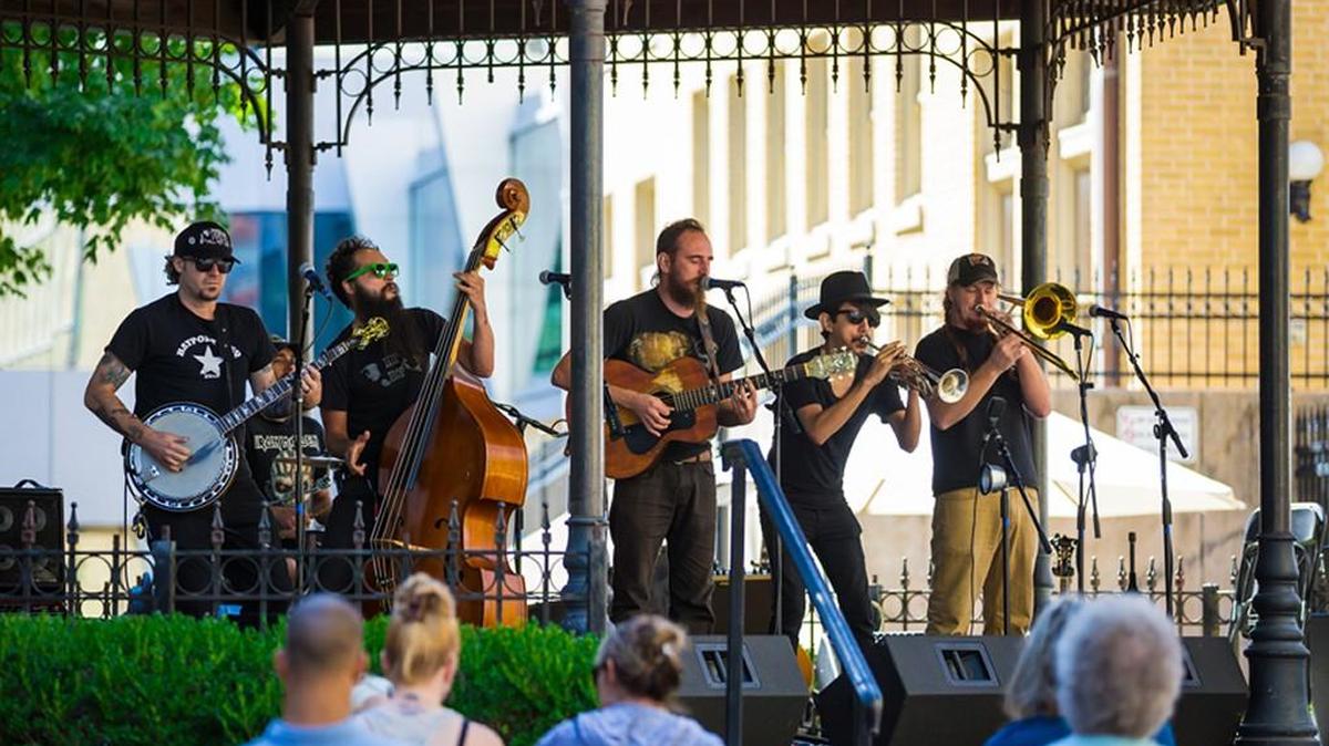 Carrie Nation and the Speakeasy will perform in the Carnegie Concert Series at Heritage Square on Sept. 20. The park is at 115 E. William.
