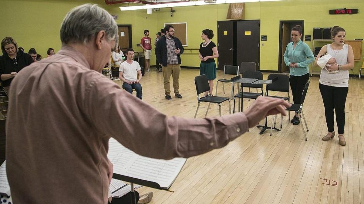 Mark Laycock, director of orchestras at Wichita State University, is ready to try Handel’s “Messiah” with audience participation. (March 23, 2015)
