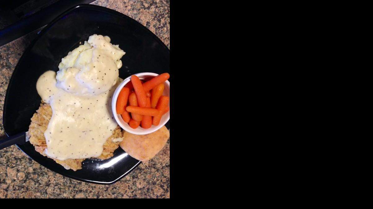 
This chicken-fried steak dinner is so good, you won’t even feel guilty.

