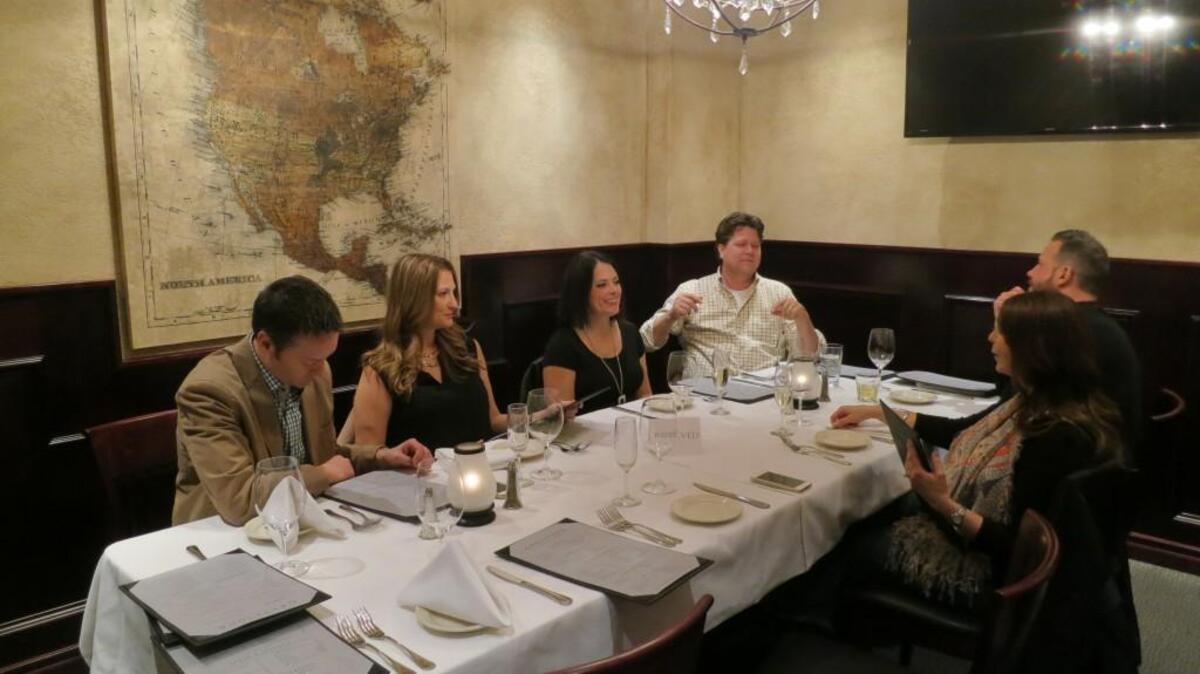 Greystone has four private dining rooms, which allow for meetings or small parties.