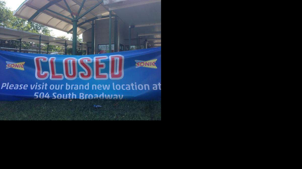 
The Sonic at 13th and Broadway is no more.
