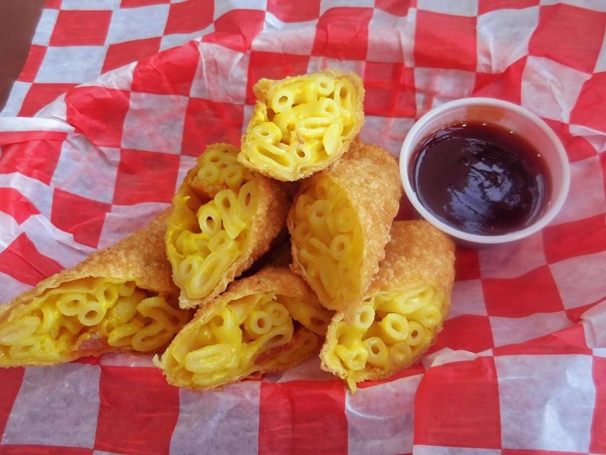 LumpiaPalooza specialized in crazy variations of lumpia stuffed with things like mac and cheese.