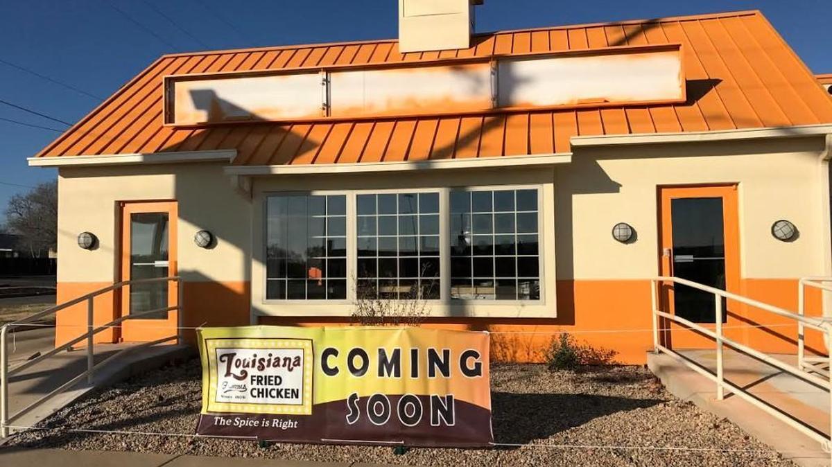 Louisiana Famous Fried Chicken is about to open in the former Long John Silver’s spot at 4206 E. Harry.