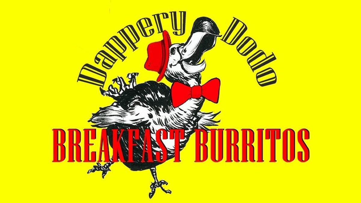 The Dappery Dodo is a new late-night food truck specializing in breakfast burritos.