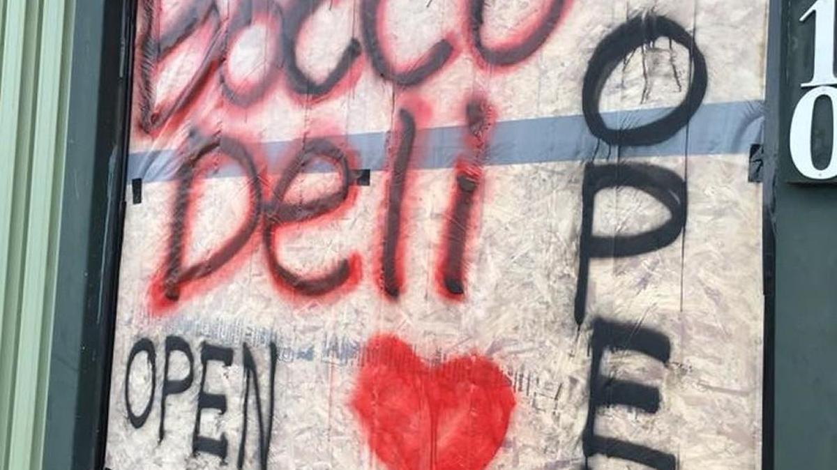 Bocco Deli at 3010 E. Central lost its front window earlier this week in the third incident of vandalism its faced in seven months.