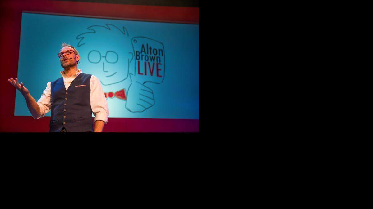 
Celebrity chef and game show host Alton Brown will bring his stage show to Wichita on Tuesday.

