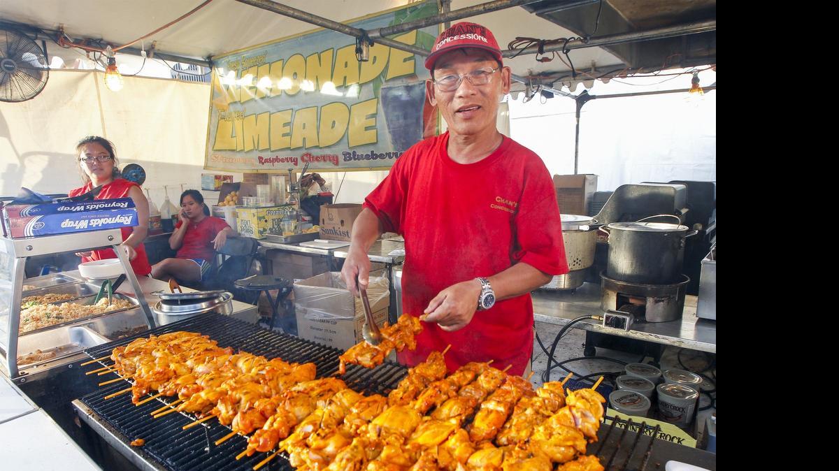 
Chan’s Concessions will be set up in two different Riverfest food courts this year.
