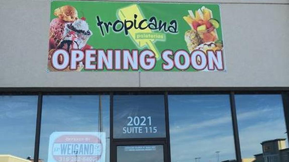 Paleteria Tropicana will relocate to New Leaf Plaza – 2021 N. Amidon, suite 115 – in early March.