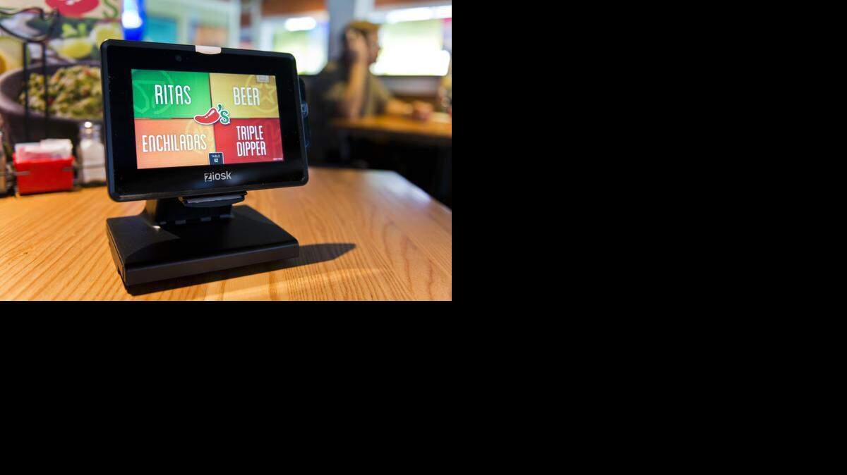 
Chili’s and several other chain restaurants have added tablets to tables.
