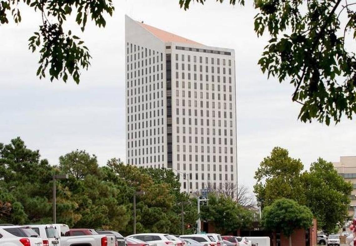 The Epic Center in downtown Wichita is the state’s tallest building at 325 feet.