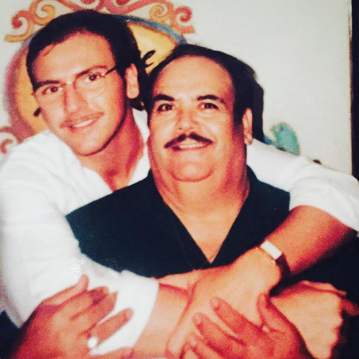 Felipe Lujano Sr., right, founded Felipe’s in 1967. Today his two grown sons, including Felipe Jr., left, and his wife, still run two of the four remaining restaurants.