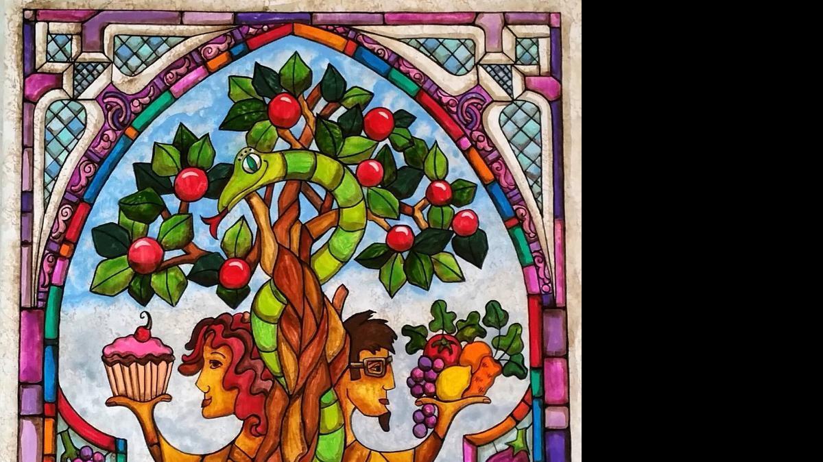 
Brother and sister Rebecca and Kevin Amos got their mother, well-known artist Paula Plott Amos, to design the logo for their new food truck.
