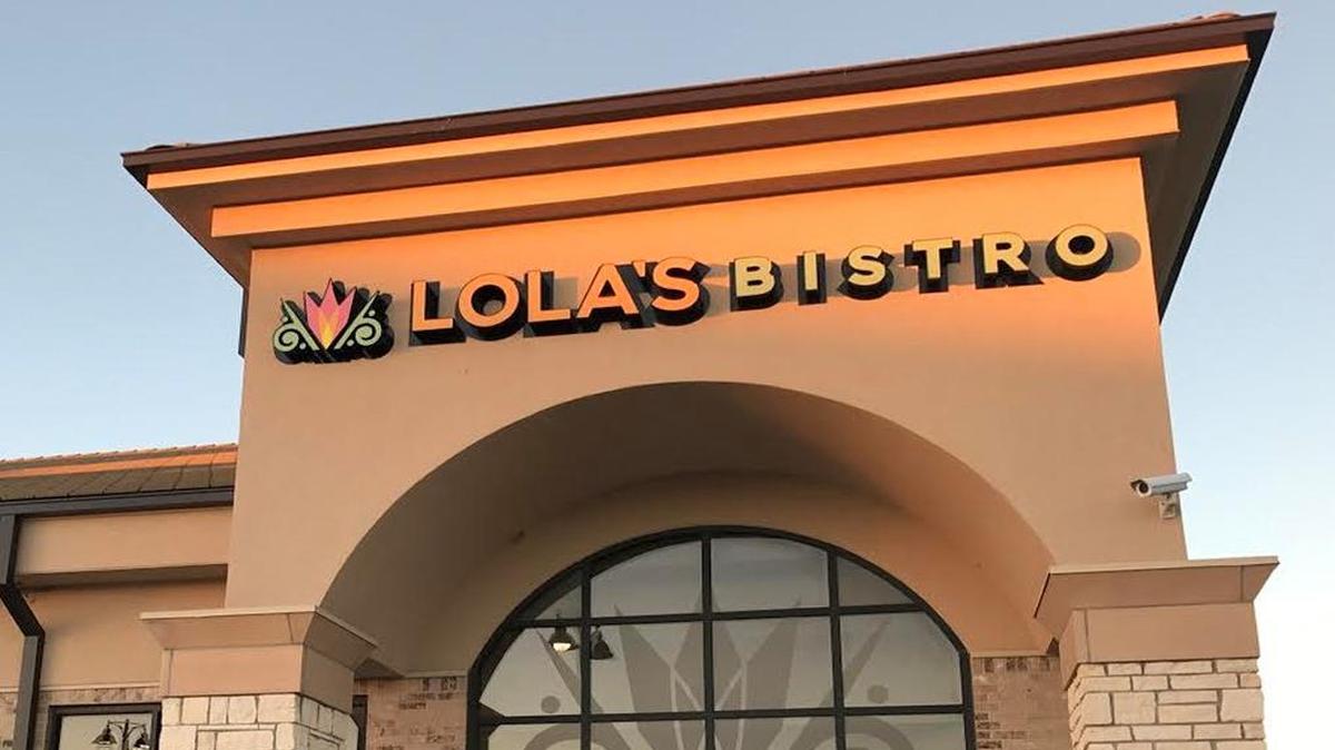 The signs are up at Lola’s Bistro, and it could be open within the next four to six weeks.