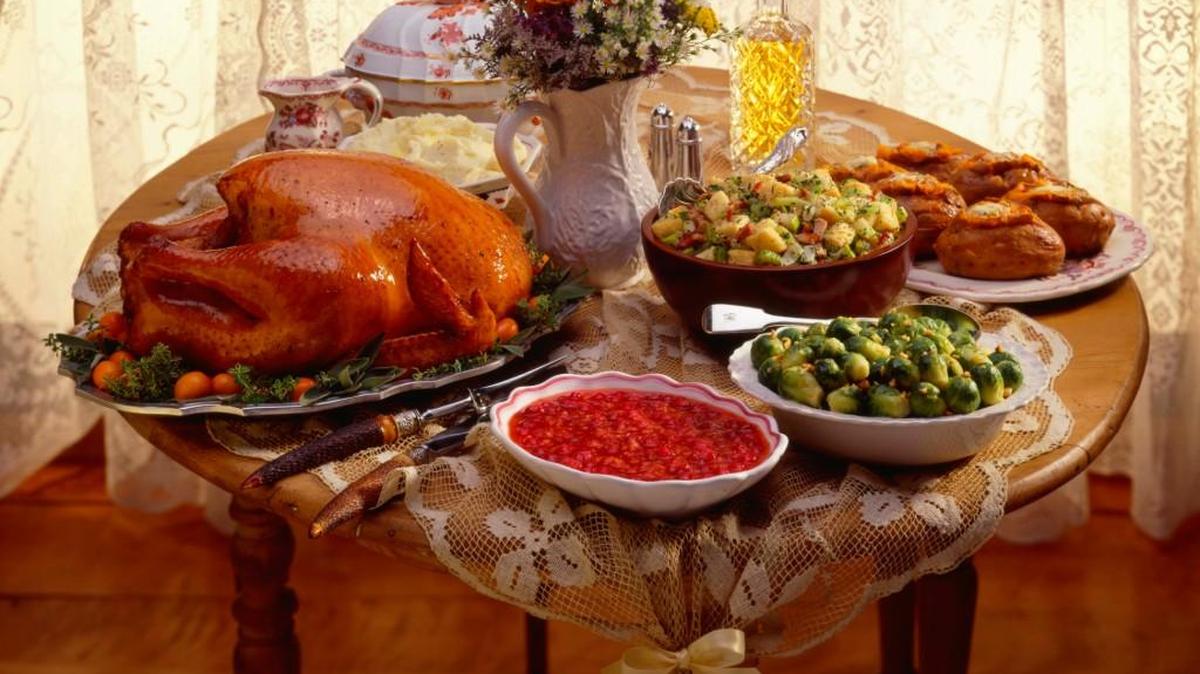 Thanksgiving spread
