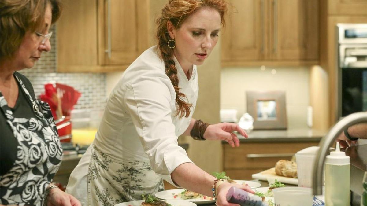 Chef Renee Kelly, a Kansas City restaurant owner who will be on this season of “Top Chef,” cooked for a Wichita fundraiser last fall.