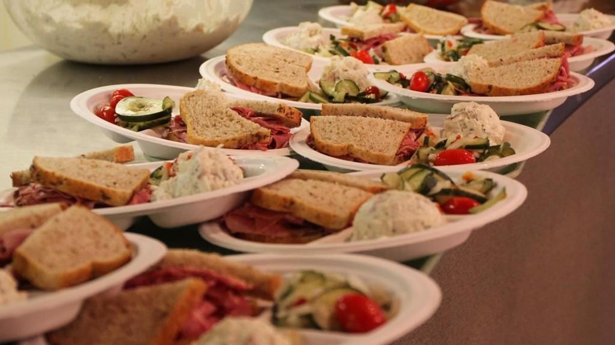 Corned beef sandwiches are on the menu at Sunday’s Jewish Deli Day.