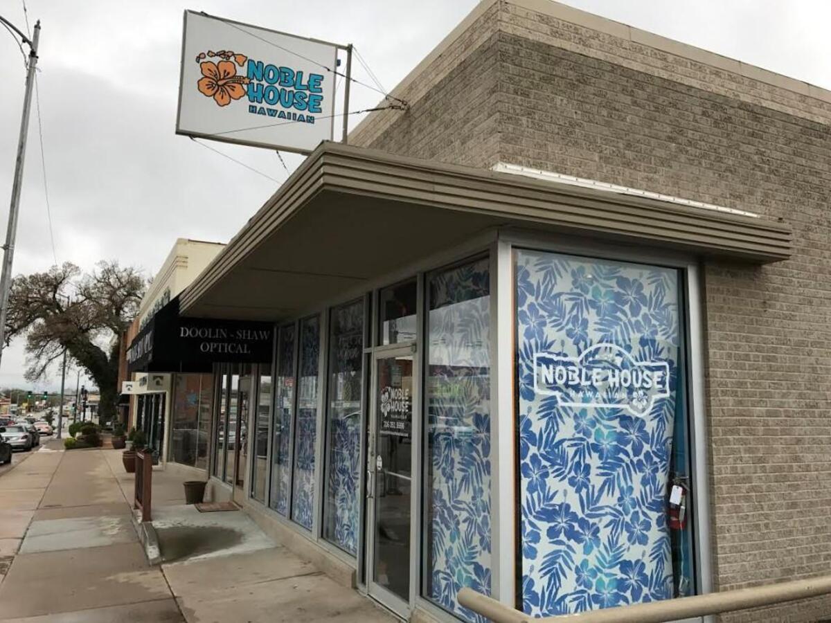 Noble House Hawaiian Plate Lunch will close its 3238 E. Douglas at the end of business on Dec. 14 in anticipation of moving.