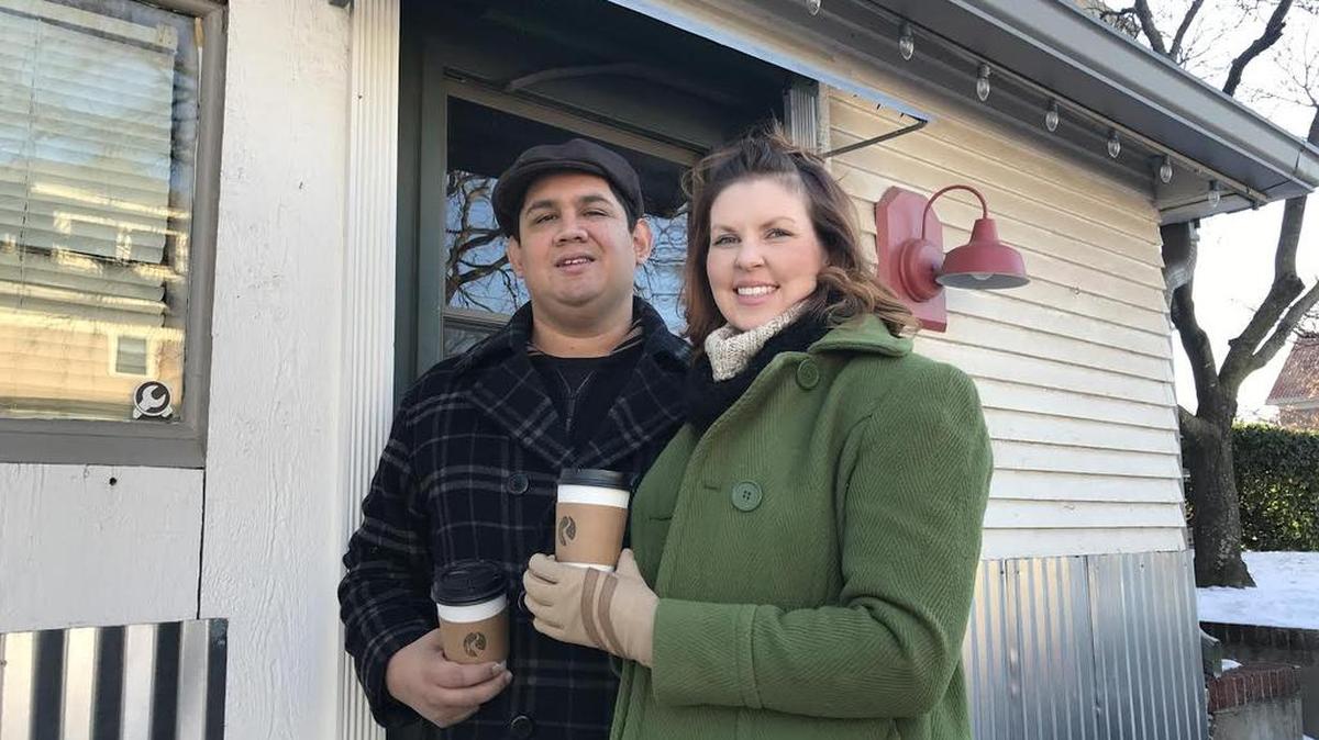 Angelo Rodriguez and Marty Spence are opening a new Songbird Juice Co. in College Hill’s Clifton Square.