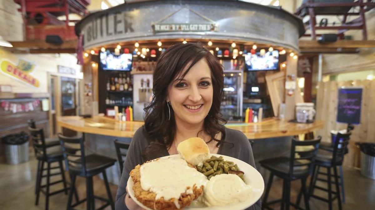 Lesley Matlack owns The Barn in Burrton and sold 10,000 chicken fried steaks in the first 11 months of being open.