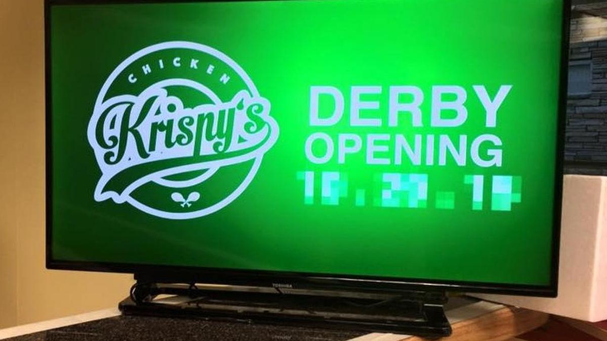 
Krispy’s Fried Chicken & Seafood will open a new restaurant in Derby, likely in November.
