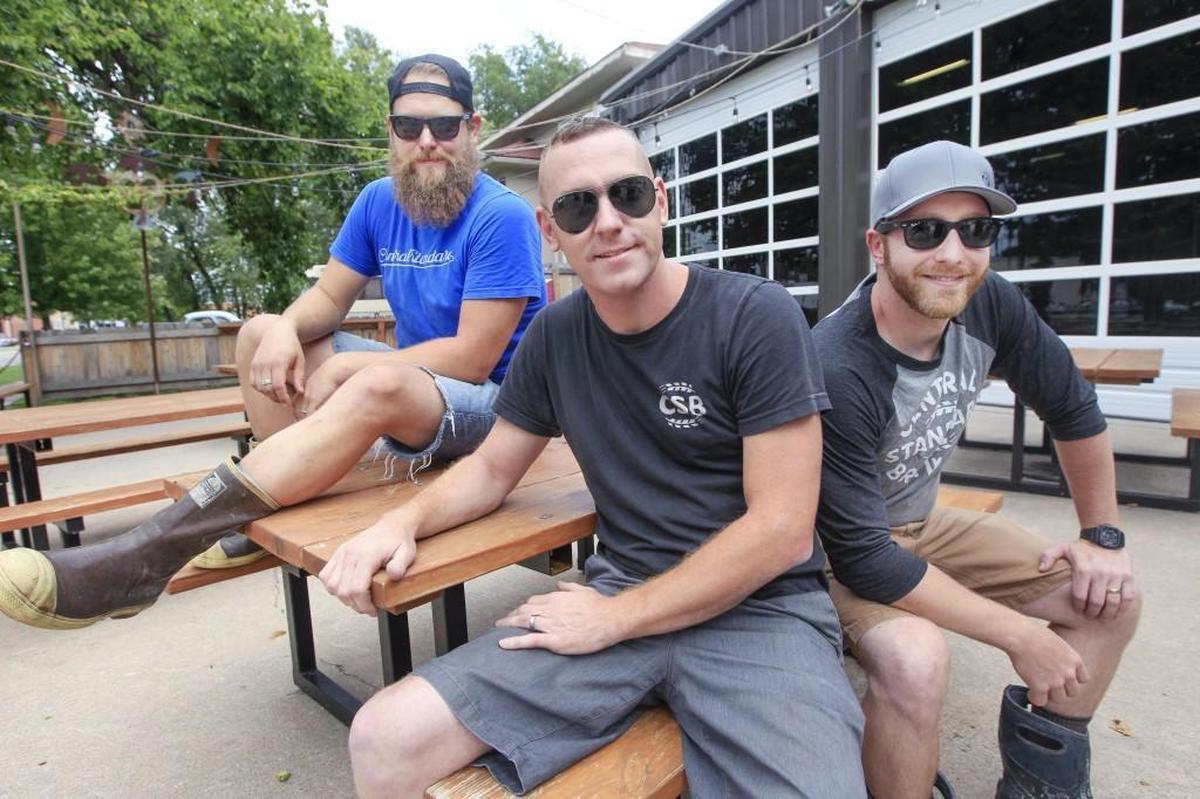 Central Standard Brewing owners, from left, Nathan Jackel, Andy Boyd and Ian Crane will be celebrating the brewery’s 6-year anniversary on Saturday and Sunday.