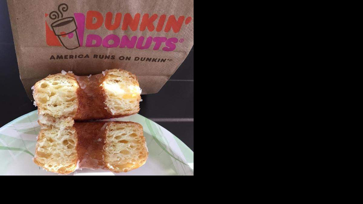 
Dunkin’ Donuts “Croissant Donut” is like a Cronut, only not.
