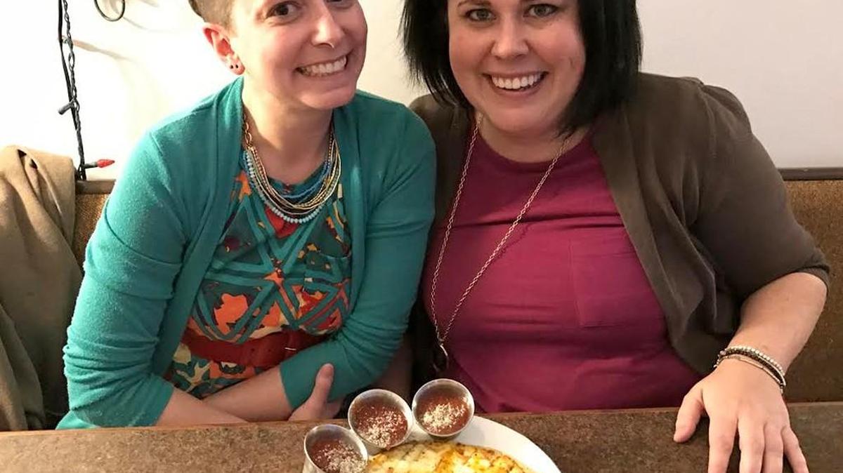 Christy Campbell, left, and Jaime Blackwell spent 2016 trying to visit all the local pizzerias in Sedgwick County.