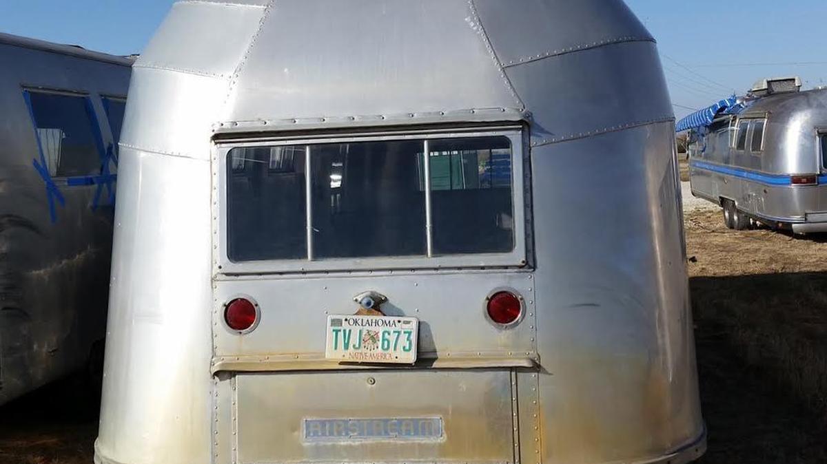Ad Astra’s former chef, Amanda Hague and her husband, Ben Hayes, purchased this vintage Airstream Overlander and will turn it into a food truck.