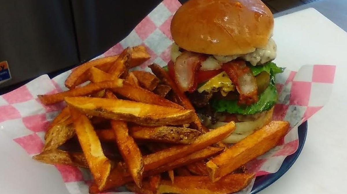 A burger meal from Southside Burgers