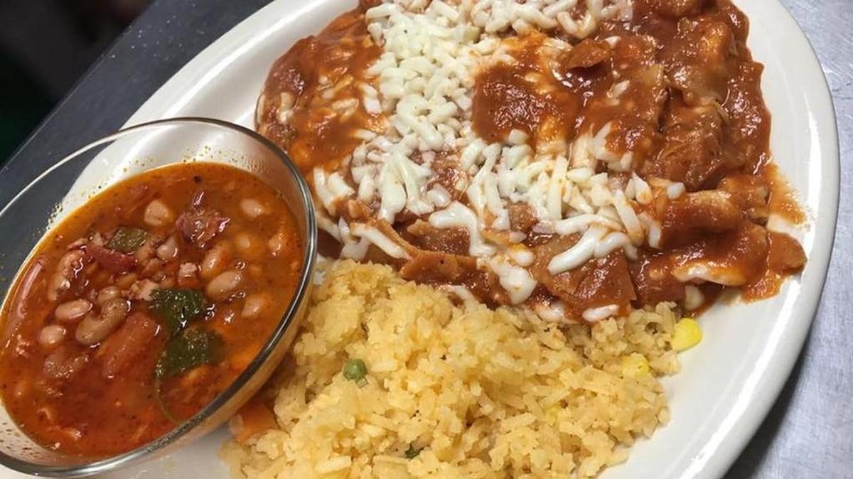 Chilaquiles are a specialty at the new Casa Del Charro, which also serves breakfast all day.
