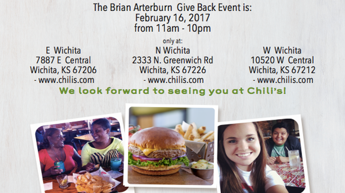 Chili’s is joining in the effort to help Officer Brian Arterburn.