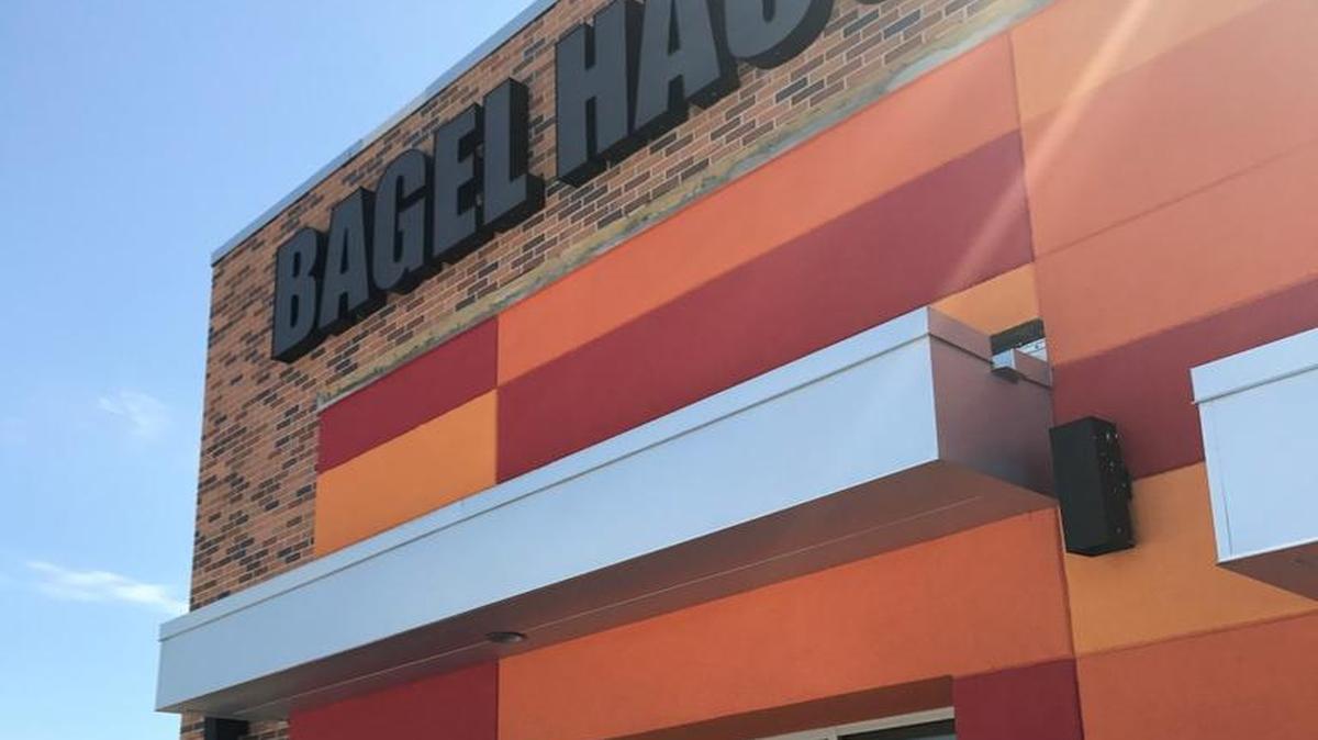 The new Bagel Haus will open on Wednesday at 6 a.m. at the new Tyler Pointe Development at 13th and Tyler.