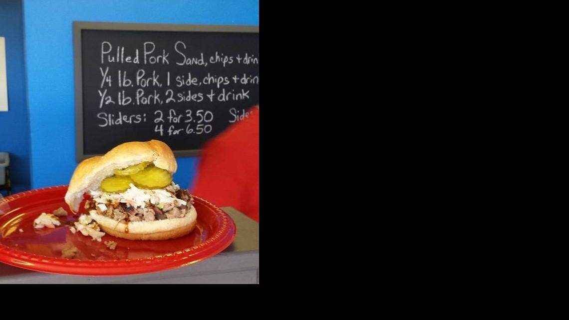 
Carolina-style pulled pork sandwiches are the specialty at Four Star BBQ.
