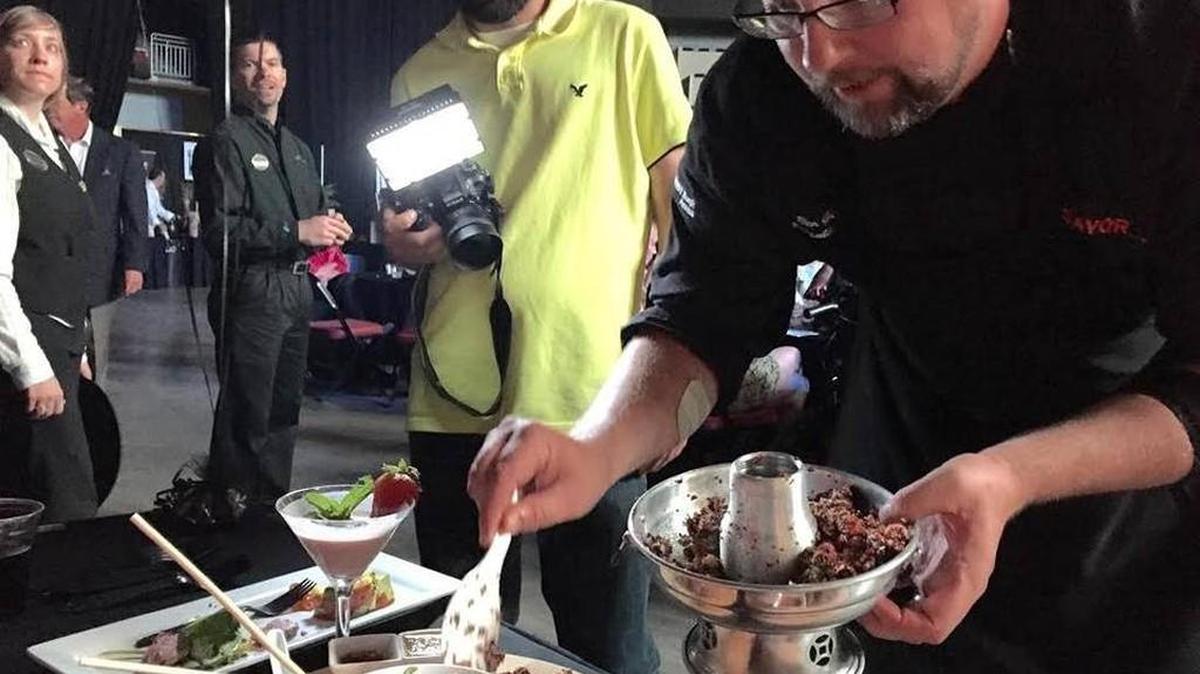 Chef Ben George won last year’s Celebrity & Chef Cookoff.