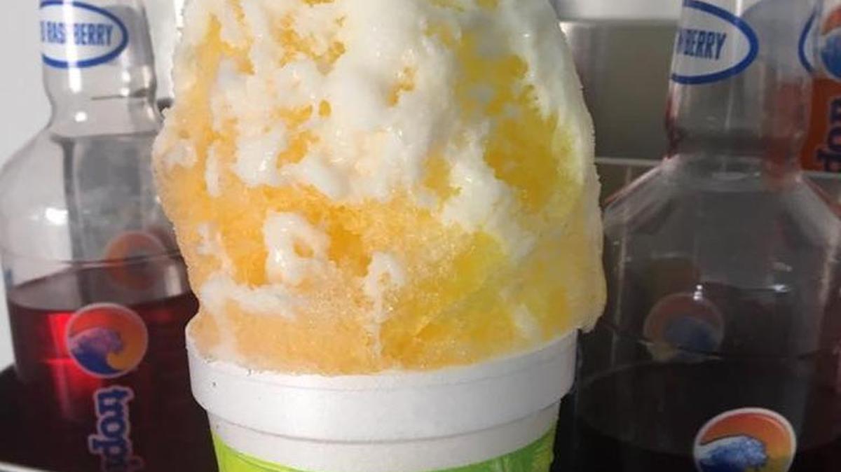 The new Ice Caps shaved ice business will open outside Towne East on Friday.